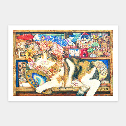Cotton Lion - Cat Artist (600 pcs)