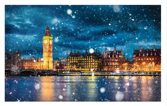 The Thames on a Snowy Night