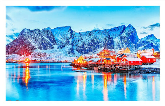 A World of Ice and Snow in Reine, Norway