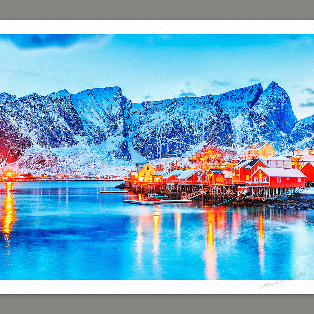 A World of Ice and Snow in Reine, Norway