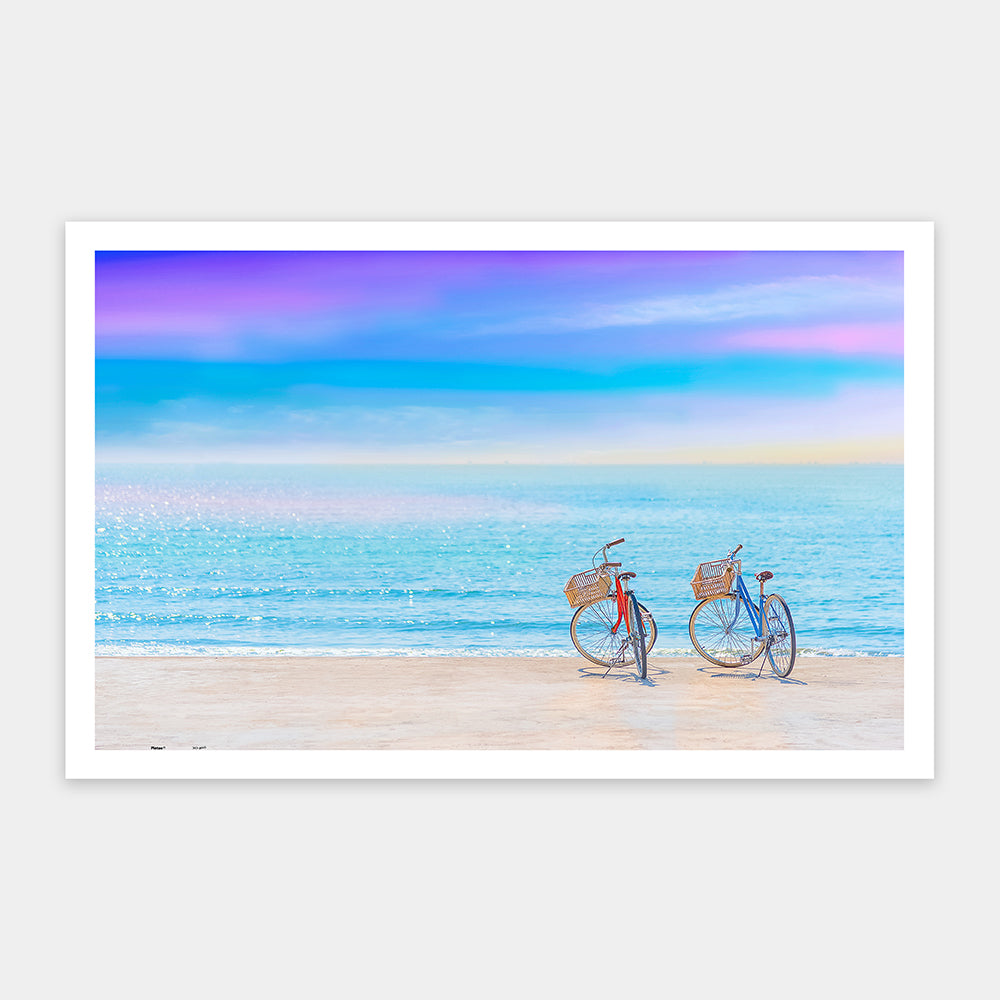 Bicycle Trip Collection - Tranquil Summer Beach