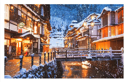 Ginzan Onsen Hot Spring, Japan