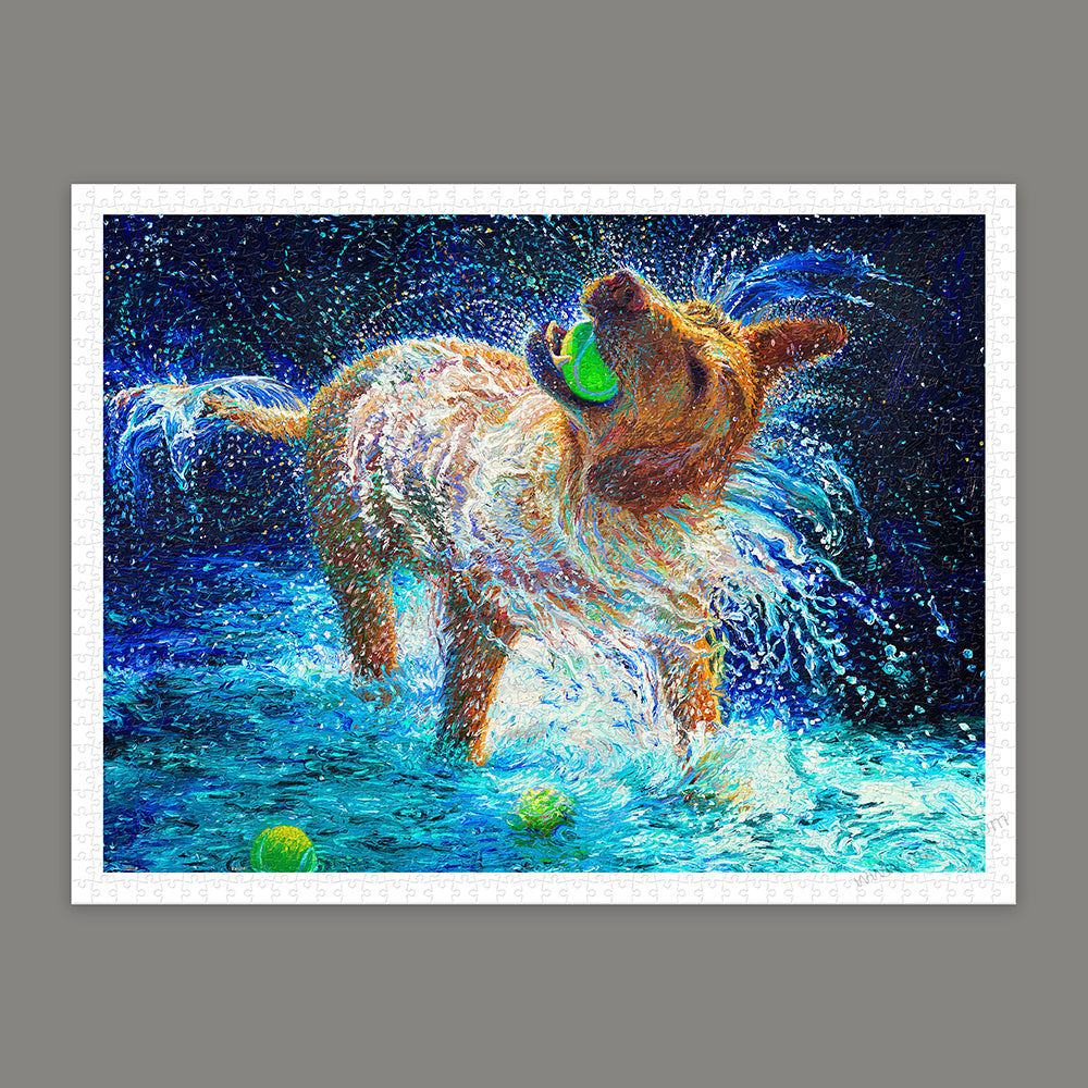 Iris Scott - Shaking Yellow Lab