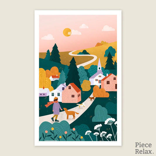 Bea Muller - Sunset Walk in the Town (1000 pcs)