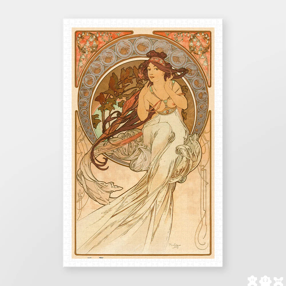 Alphonse Mucha - The Arts - Music (1000 pcs)