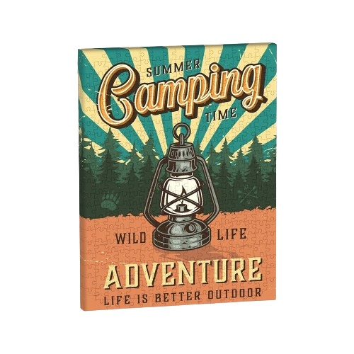 Retro Poster - Camping Lantern