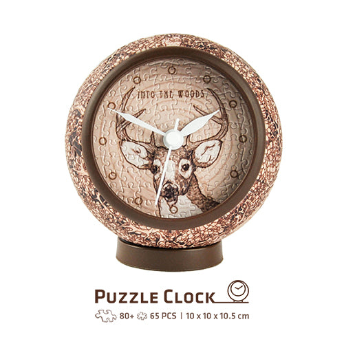 Puzzle Table Clock - Into the woods (145 pcs)