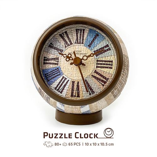 Puzzle Table Clock - Graceful Blue (145 pcs)