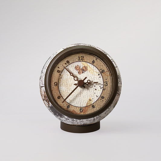 Puzzle Table Clock - Manuscript Coffee (145 pcs)