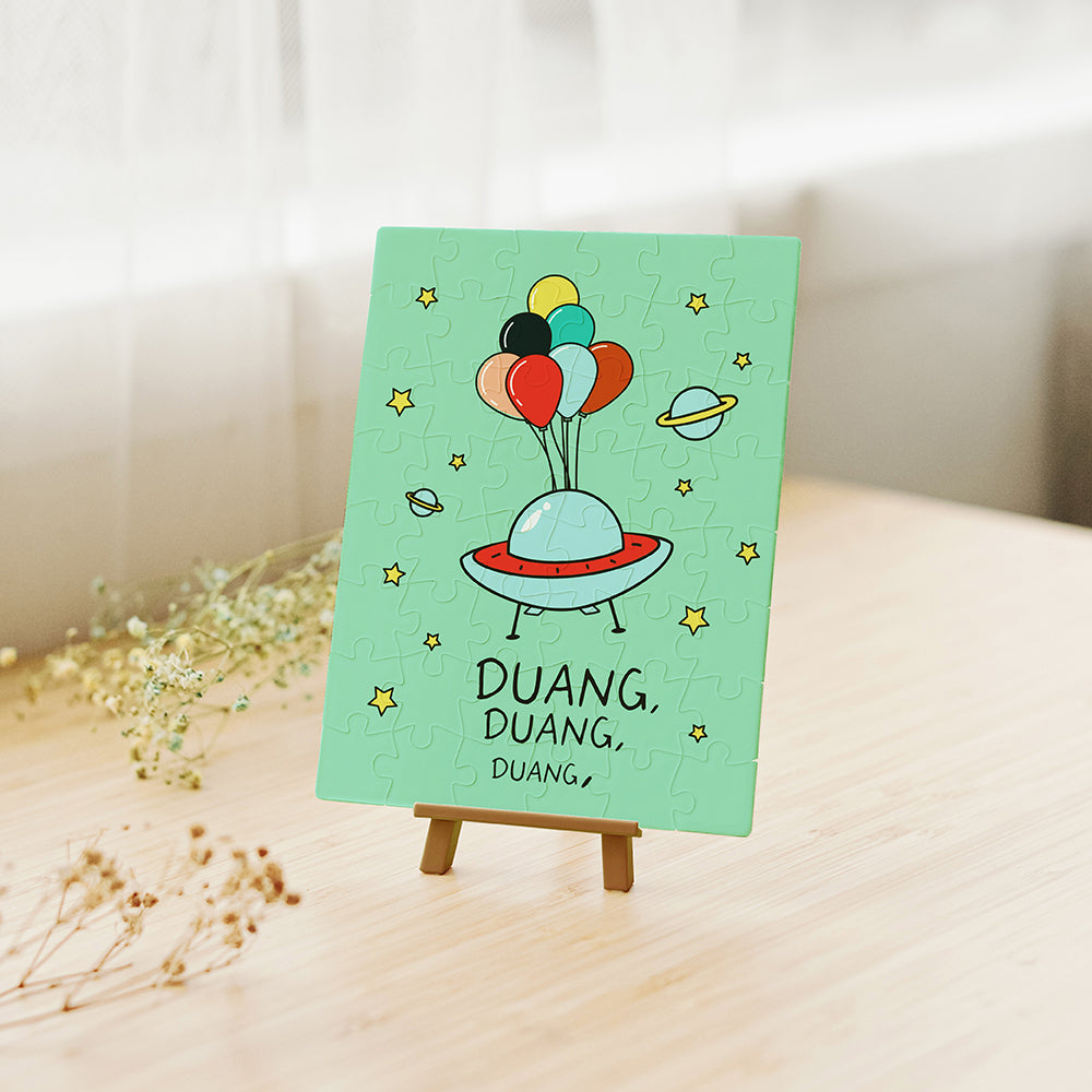 Puzzle Letter Card - Surprise Party