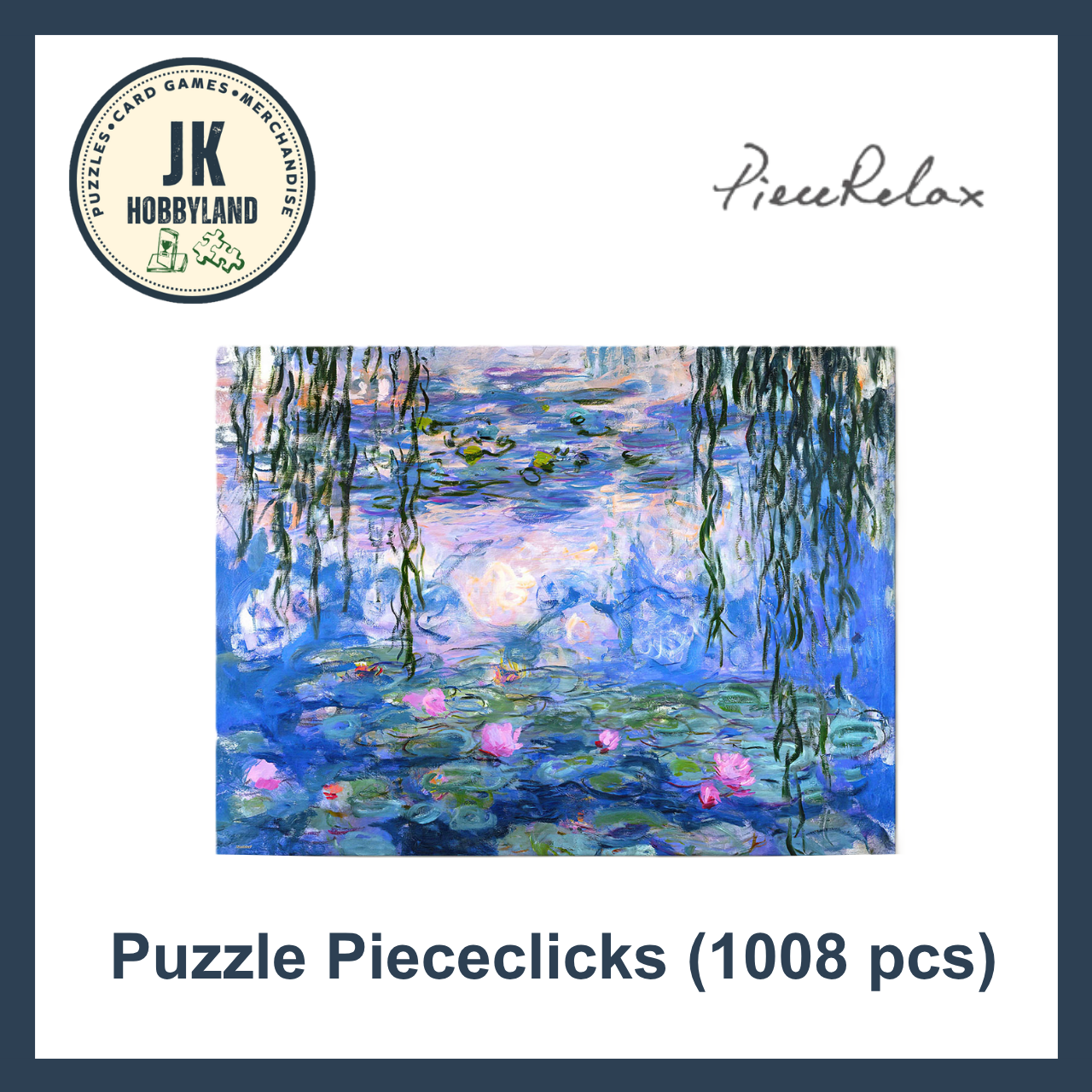 PieceRelax PieceClicks Puzzle 1008 pcs | Monet - Nympheas (U1114)