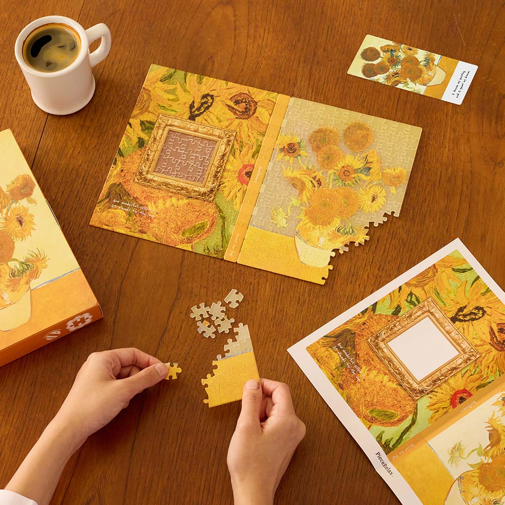 PieceRelax Puzzle Journal 329 pcs | Van Gogh - Sunflowers (YA1064)