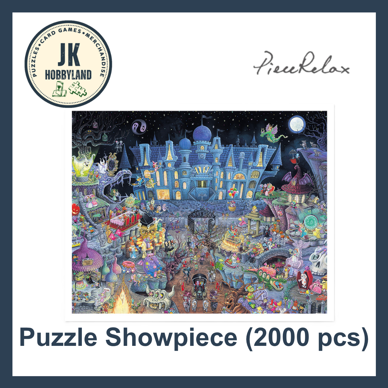 PieceRelax Showpiece Puzzle 2000 pcs | Shinji Yamamoto - This is Halloween (H3613)