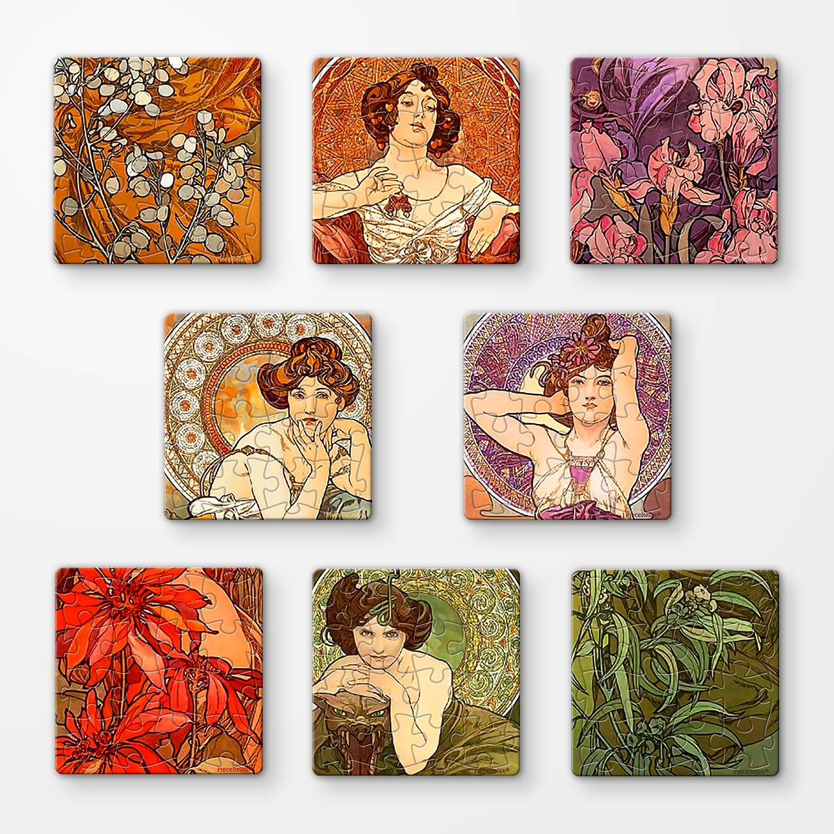 Alphonse Mucha - The Precious Stones (D1599) | 128 pcs