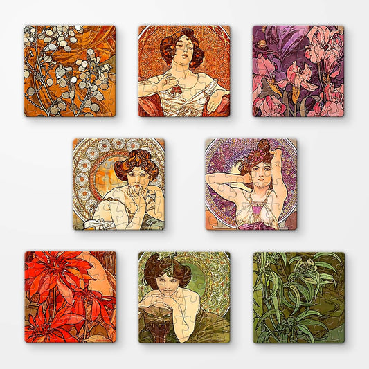 Alphonse Mucha - The Precious Stones (D1599) | 128 pcs