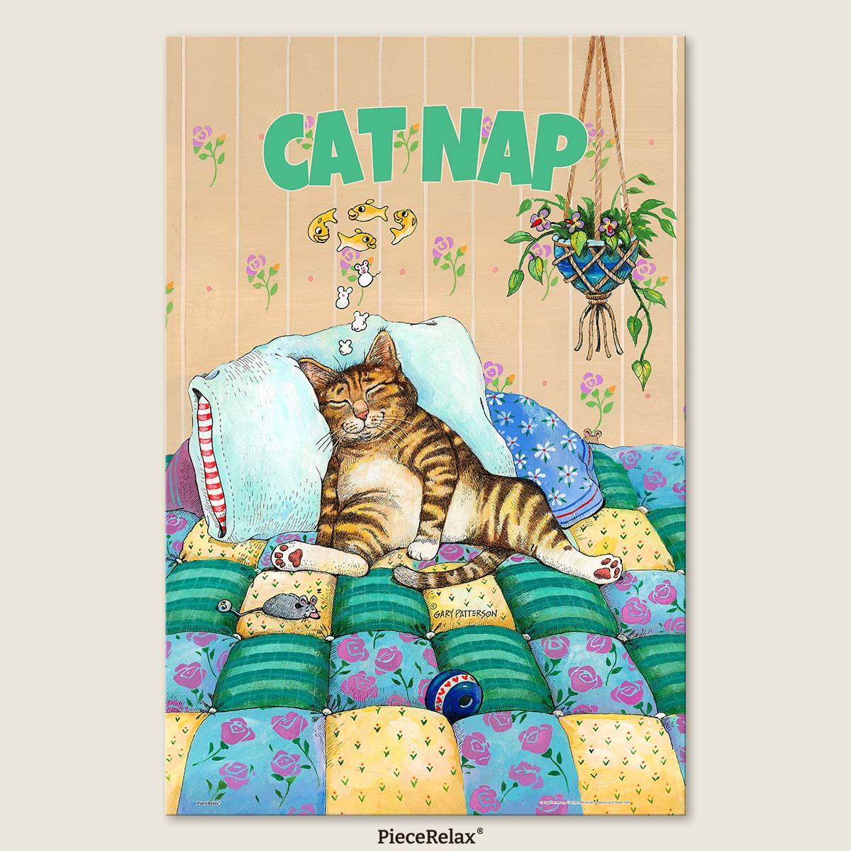 PieceRelax PieceClicks Puzzle 504 pcs | Gary Patterson - Cat Nap (U1061)