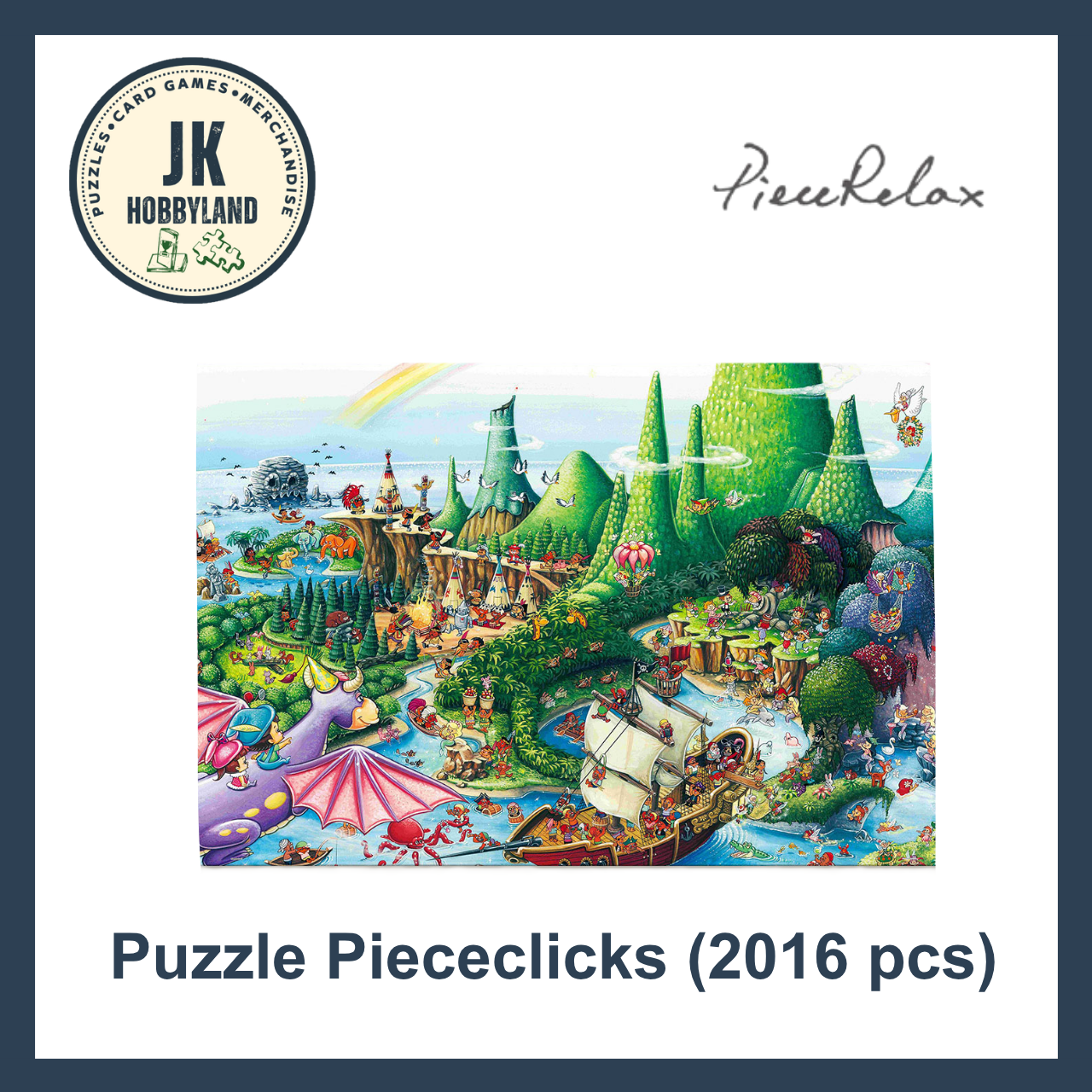 PieceRelax PieceClicks Puzzle 2016 pcs | Shinji Yamamoto - Peter Pan (U1196)