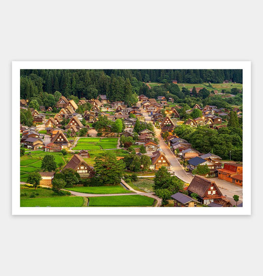 Verdant Shirakawa-go, Japan (H4233) | 1000 pcs