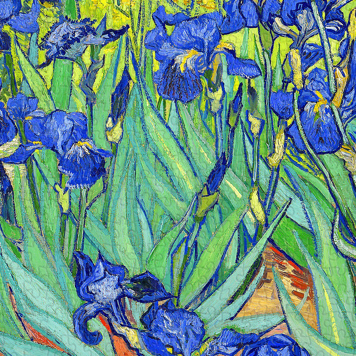 PieceRelax PieceClicks Puzzle 1008 pcs | Vincent Van Gogh - Irises (U1111)