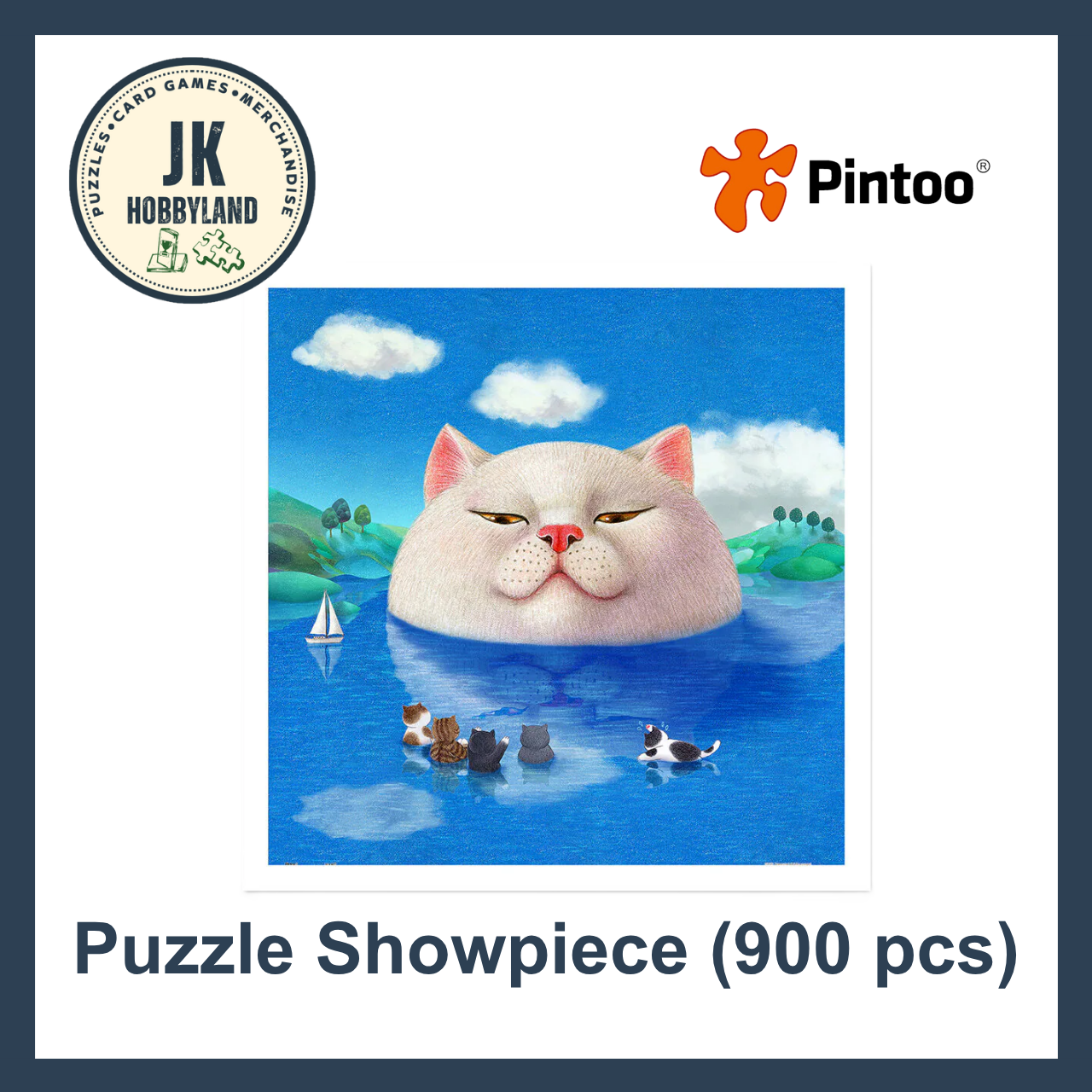 Pintoo Showpiece Puzzle 900 pcs | Nyangsongi - Meow Island (H4217)