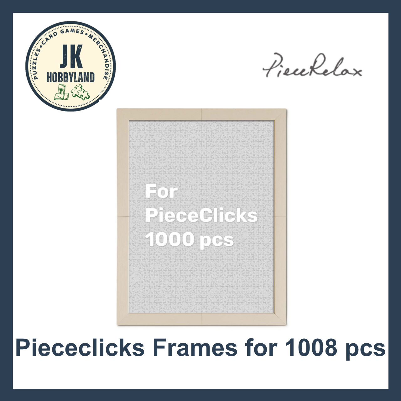 PieceRelax PieceClicks Frame - Oatmeal (1008 pcs) (W1261)