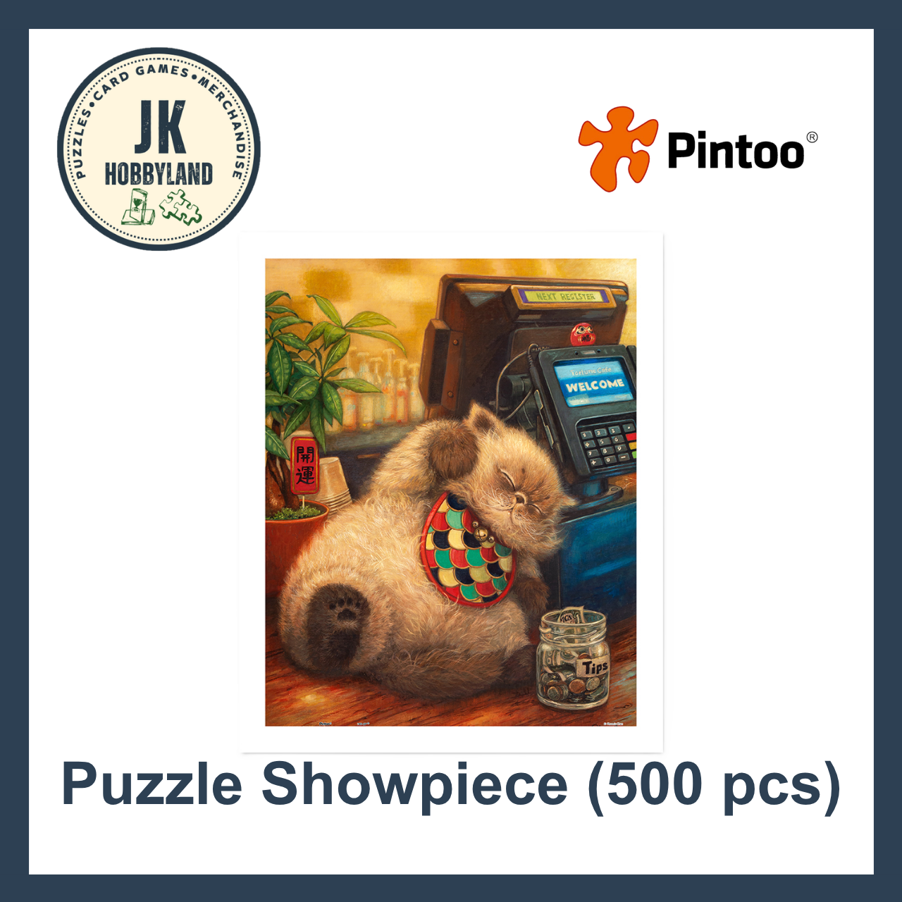Pintoo Showpiece Puzzle 500 pcs | Phoenix Chan - Maneki Meow (H4171)