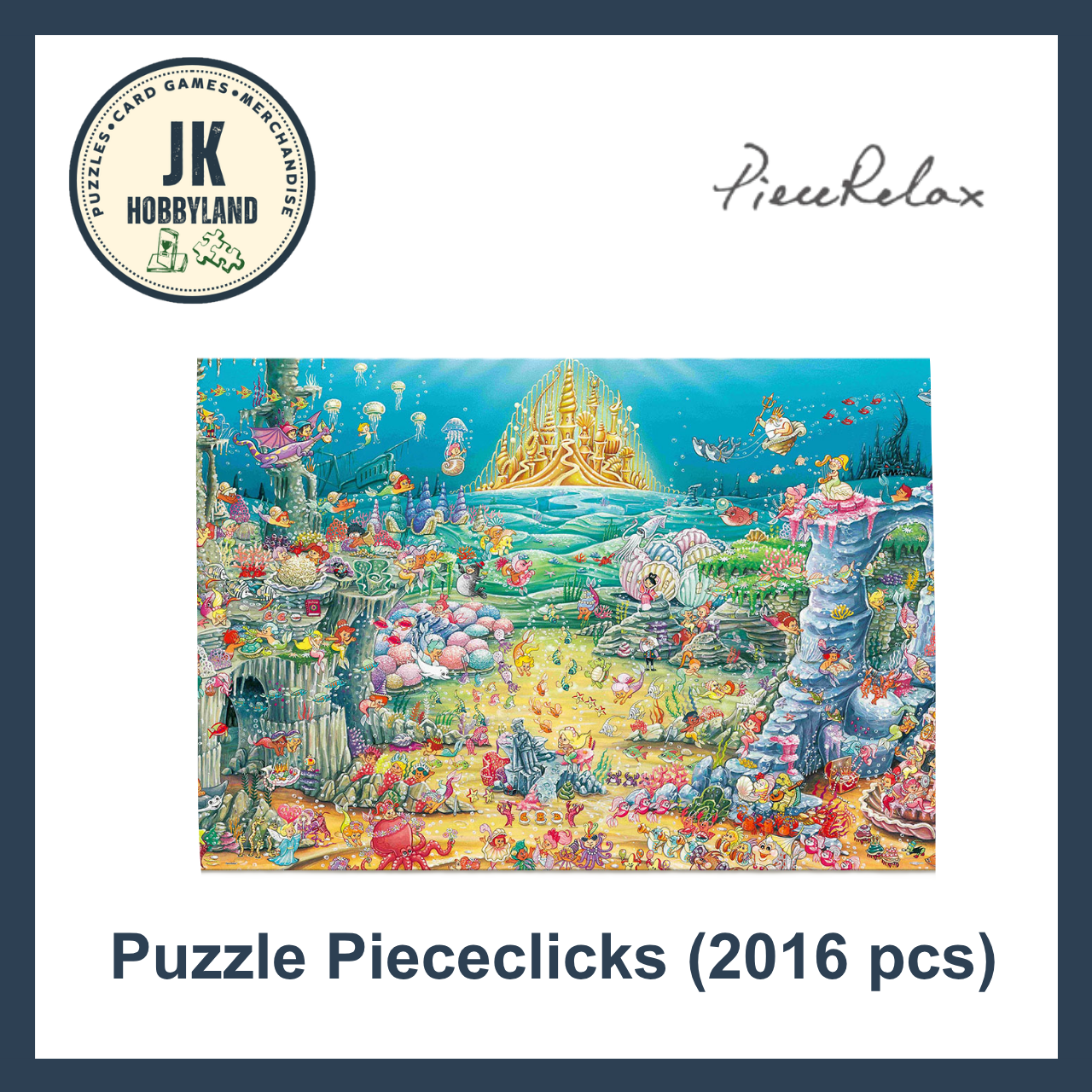 PieceRelax PieceClicks Puzzle 2016 pcs | Shinji Yamamoto - Little Mermaid (U1193)