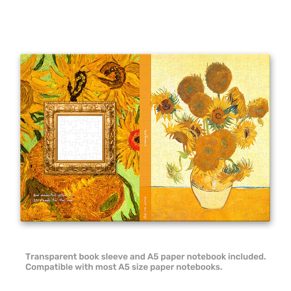 PieceRelax Puzzle Journal 329 pcs | Van Gogh - Sunflowers (YA1064)