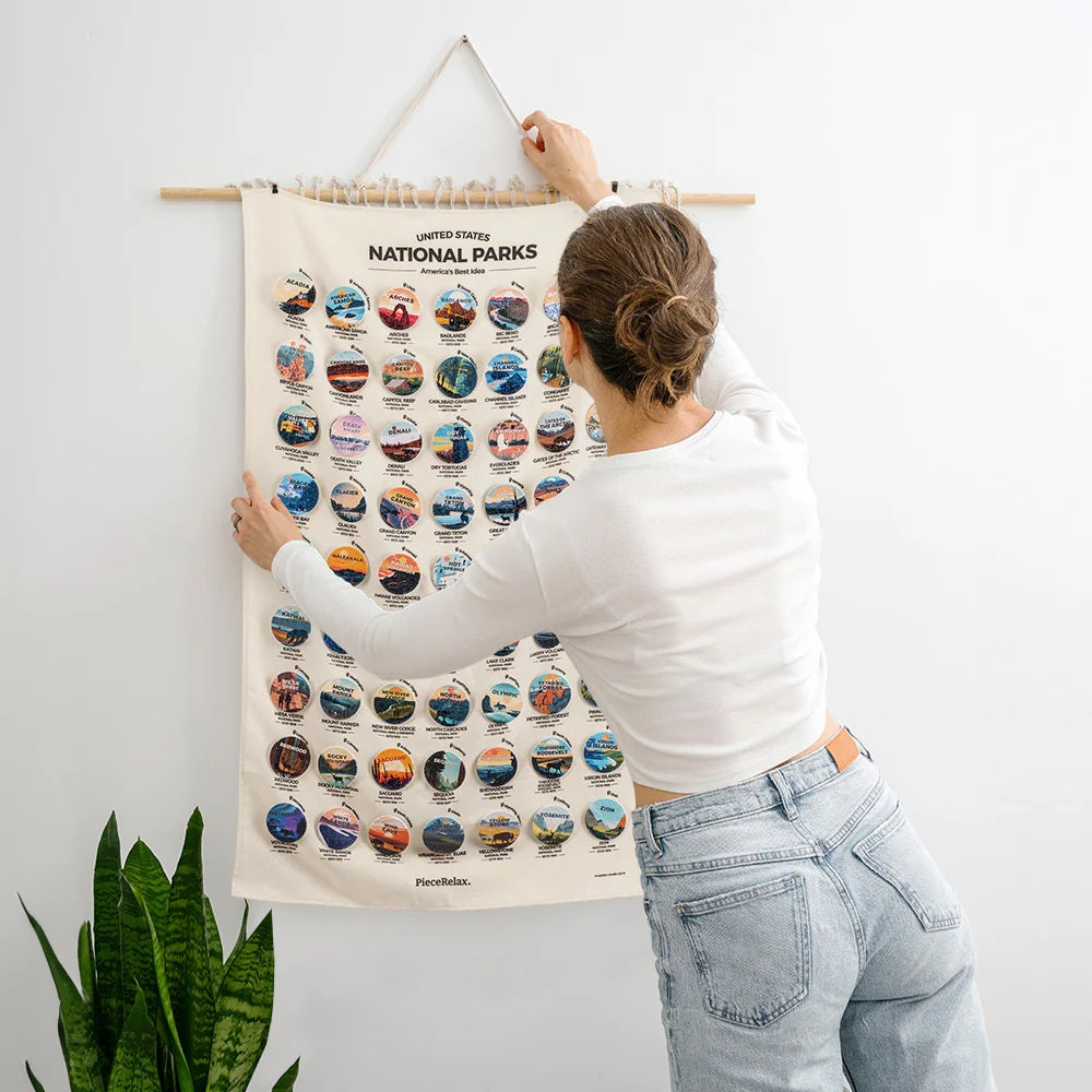 PieceRelax Puzzle Badge Set 1008 pcs | Studio Inception - US National Parks (BD1133)
