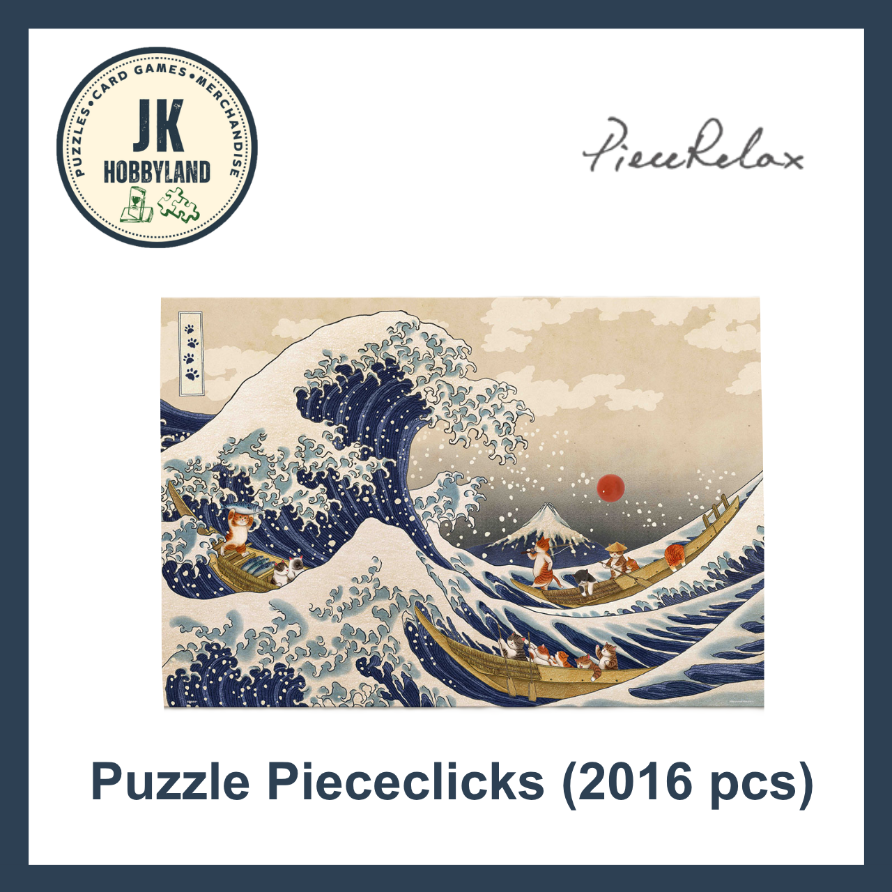 PieceRelax PieceClicks Puzzle 2016 pcs | Nyangsongi - The Great Cats Wave (U1103)