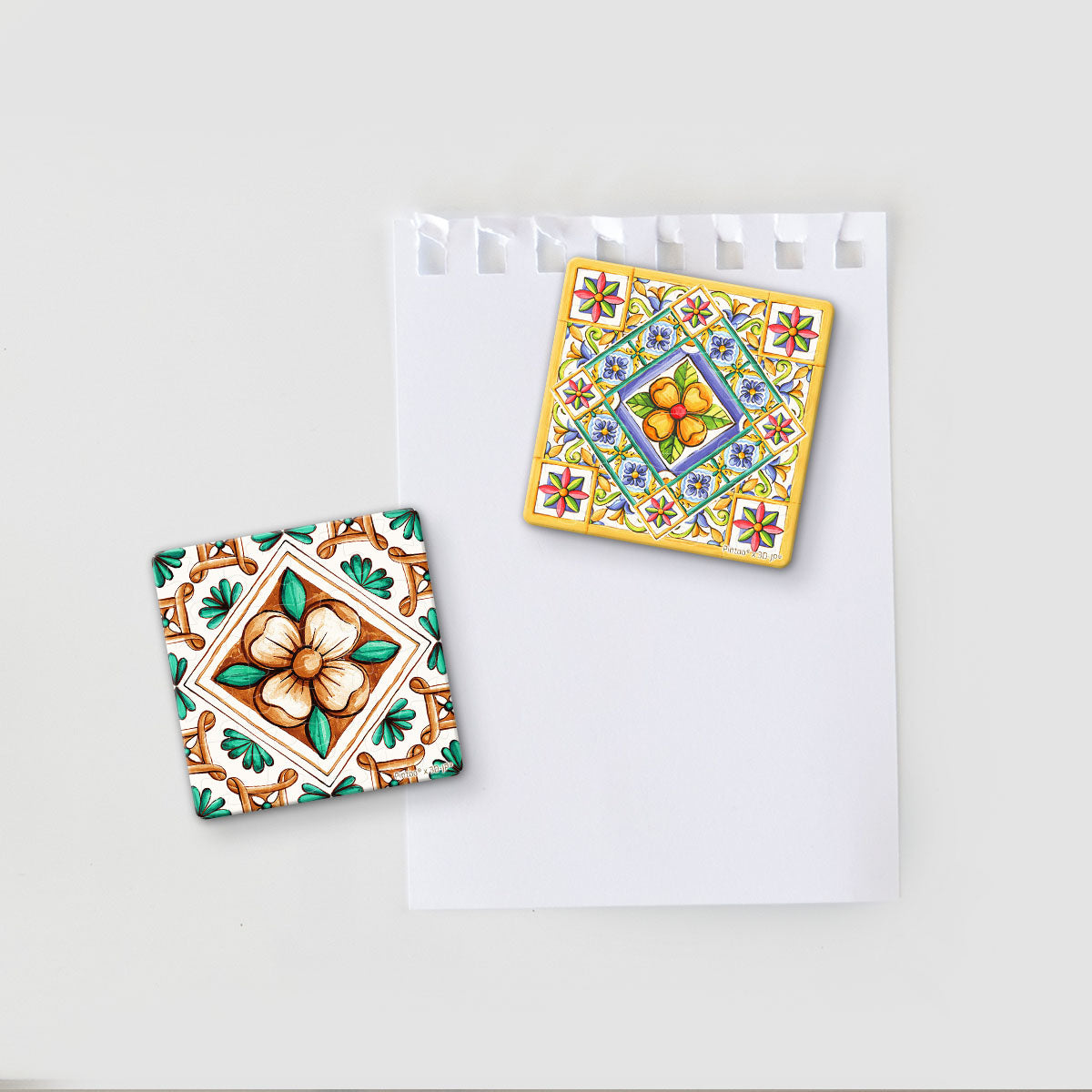 Vintage Flora Tile (D1602) | 96 pcs
