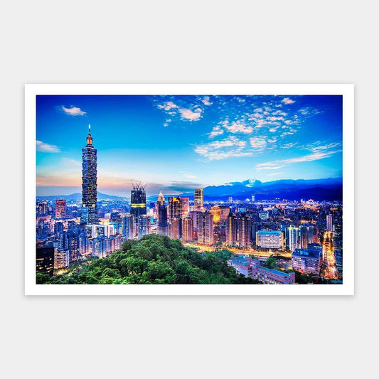 The Beautiful Sunset of Taipei (H1916) | 1000 pcs