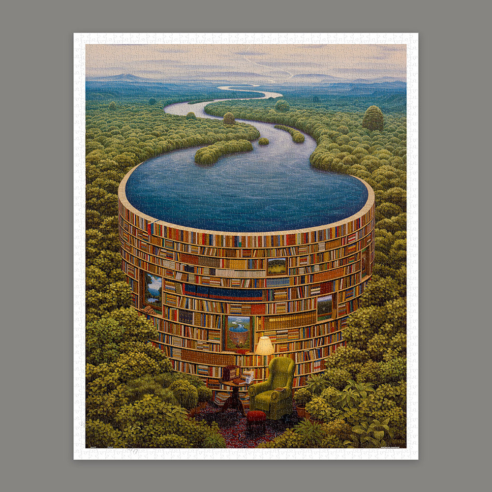Jacek Yerka - Bibliodame (H1640) | 2000 pcs