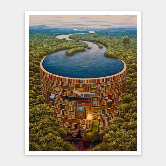 Jacek Yerka - Bibliodame (H1640) | 2000 pcs