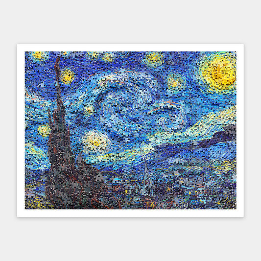 Puzzle in Puzzle - Van Gogh's Starry Night
