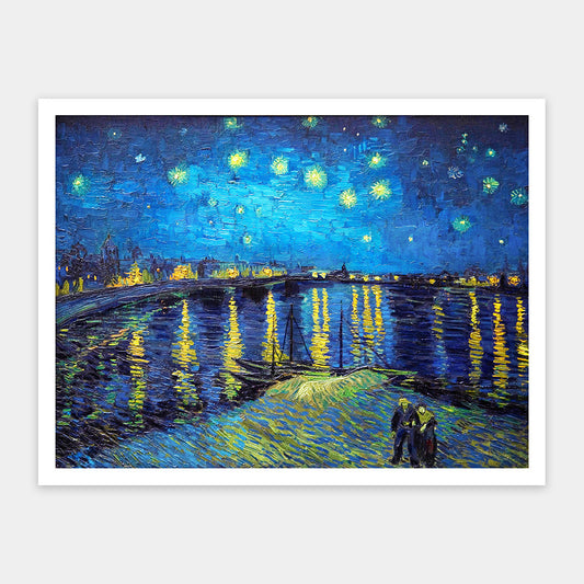 Vincent van Gogh - Starry Night Over the Rhone, 1888