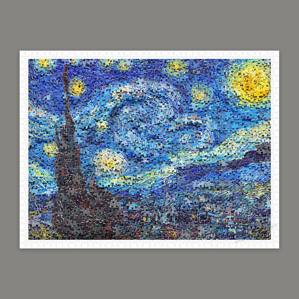 Puzzle in Puzzle - Van Gogh's Starry Night