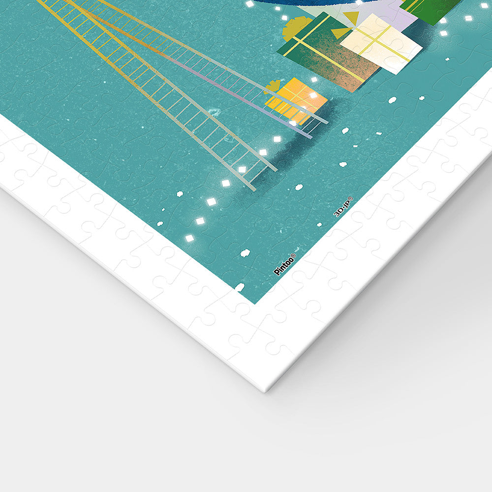 Little Oil Art - Cat's Christmas